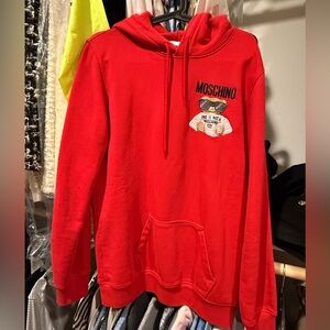Moschino Red hoodie new with out tags
